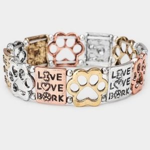 Paw bracelet for dog lovers.
